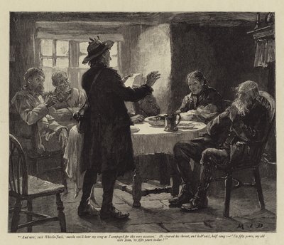 Illustration for John and Joan, A Curious Story, by S Baring-Gould by Margaret Isabel Dicksee